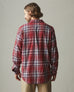 Men's Vintage Flannel - Bonfire Red Plaid